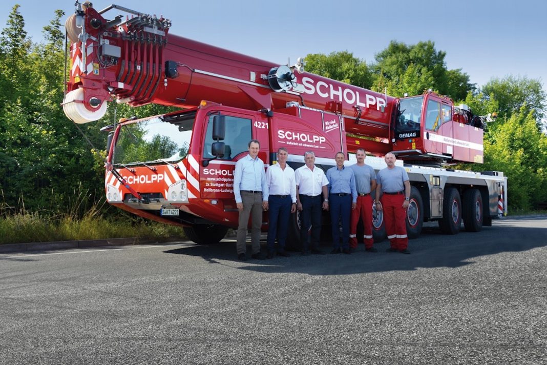 UNA NUOVA DEMAG AC 220-5 PER SCHOLPP KRAN UND TRANSPORT GMBH - Sollevare -  - News