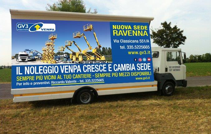 GV3 VENPA CRESCE E CAMBIA SEDE A RAVENNA - Sollevare - GV3 Ravenna sede Venpa - News Noleggio