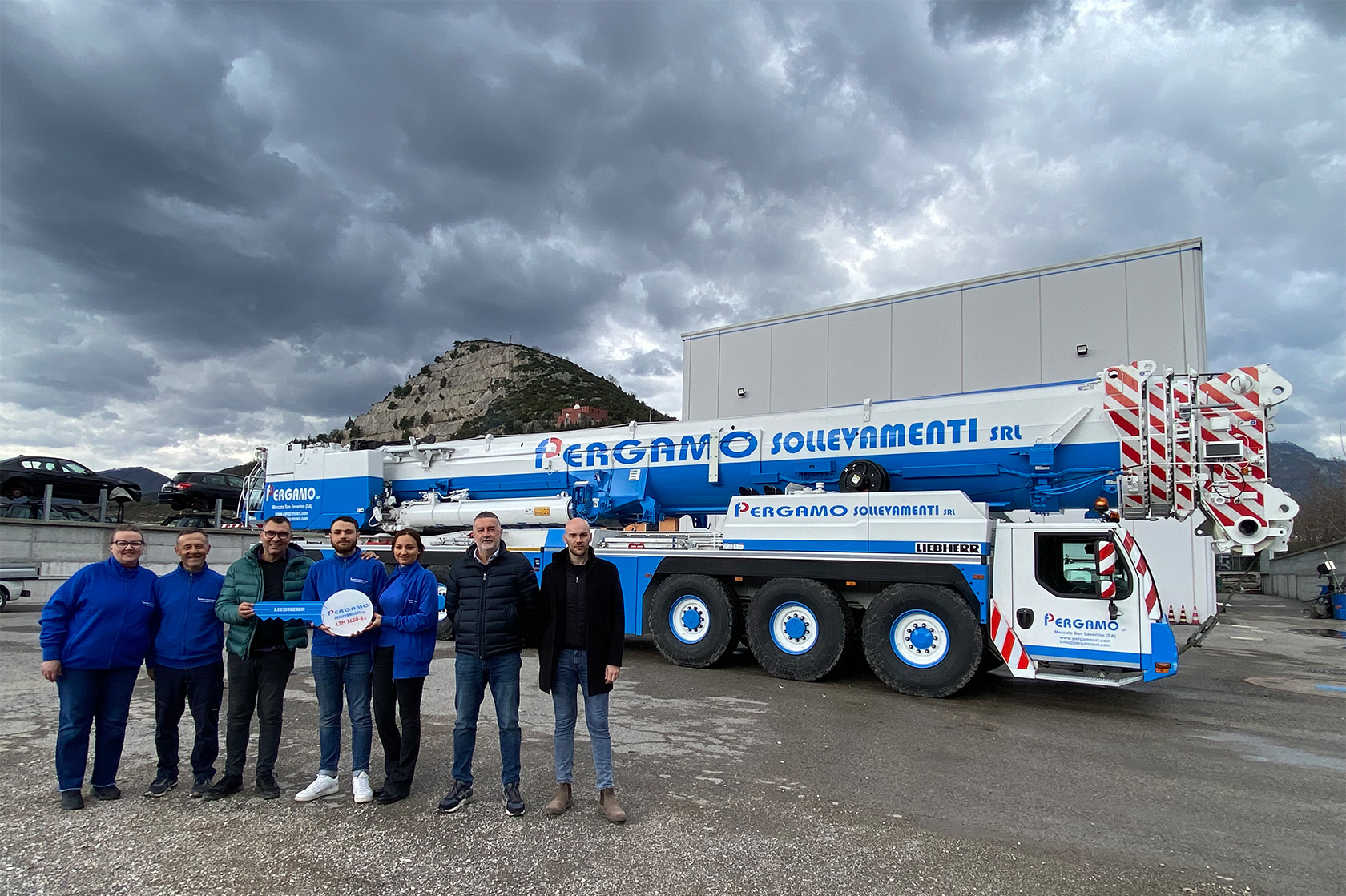 Pergamo Sollevamenti Nel Vento Delle Performance Con Liebherr Sollevare