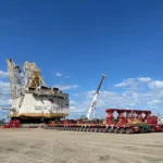 Mammoet sposta una dragline da 3.100 tonnellate: 27 km in soli 10 giorni