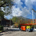 “Forbici verdi” Imer in serra a Menaggio insieme al rotativo Magni da 5 ton. Fornitura Eurotecno