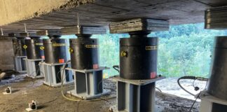 L’ingegneria sismica sale sul ponte con Enerpac EVO