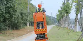 Sinoboom presenta una nuova piattaforma a pantografo cingolata e full-electric