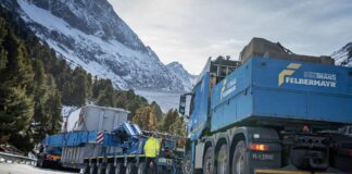 Goldhofer e Felbermayr, viaggio incredibile… con un trasformatore da 140 ton sulle spalle