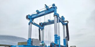 Cimolai Technology: installato straddle carrier da 28 ton per Clivet
