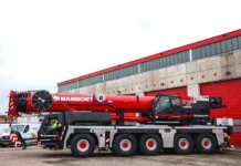 A Mammoet la prima autogrù multistrada ibrida plug-in Grove GMK5150L-1e