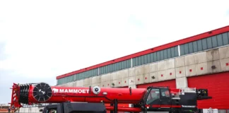 A Mammoet la prima autogrù multistrada ibrida plug-in Grove GMK5150L-1e