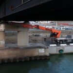 Due piattaforme Multitel per il riallineamento del Ponte dei Navicelli