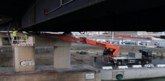 Due piattaforme Multitel per il riallineamento del Ponte dei Navicelli