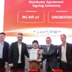 Sinoboom chiama Italia. NG Air firma a Changsha l’accordo come distributore ufficiale