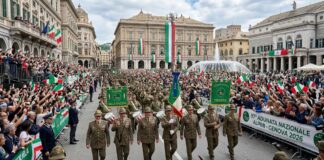 Alpini, il passo d’orgoglio di una Nazione nelle strade di Genova