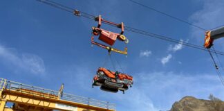 Le minigrù di NMG Italia tra la montagna e il cielo