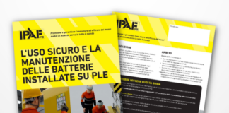 Nuova linea guida Ipaf sulle batterie delle PLE