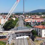 Un gigante Sarens a Firenze per la sostituzione dello storico Ponte al Pino